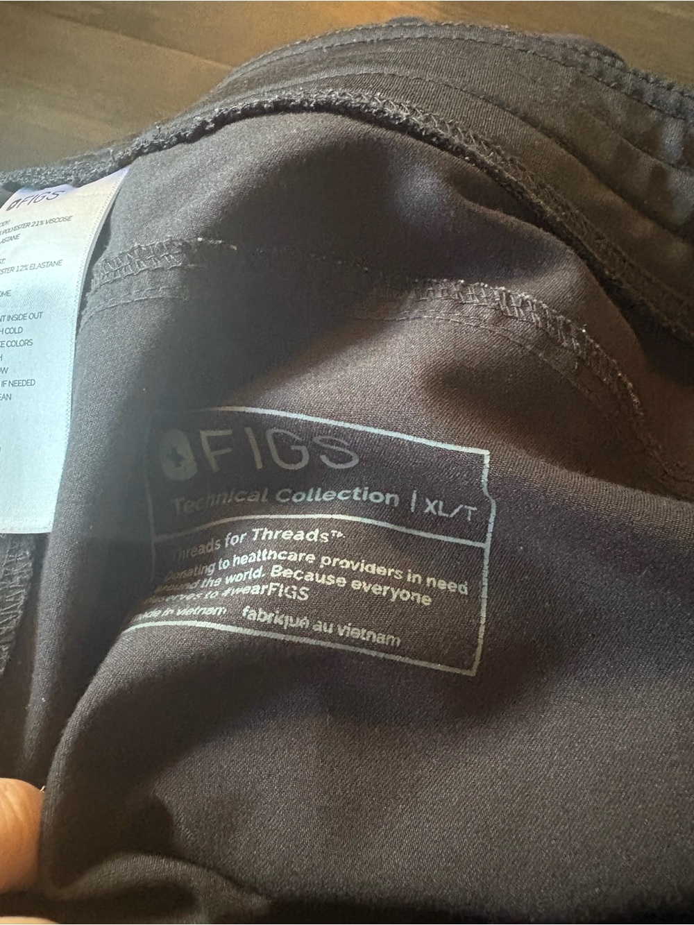 Figs Black Scrub Pants - Picture 8 of 8